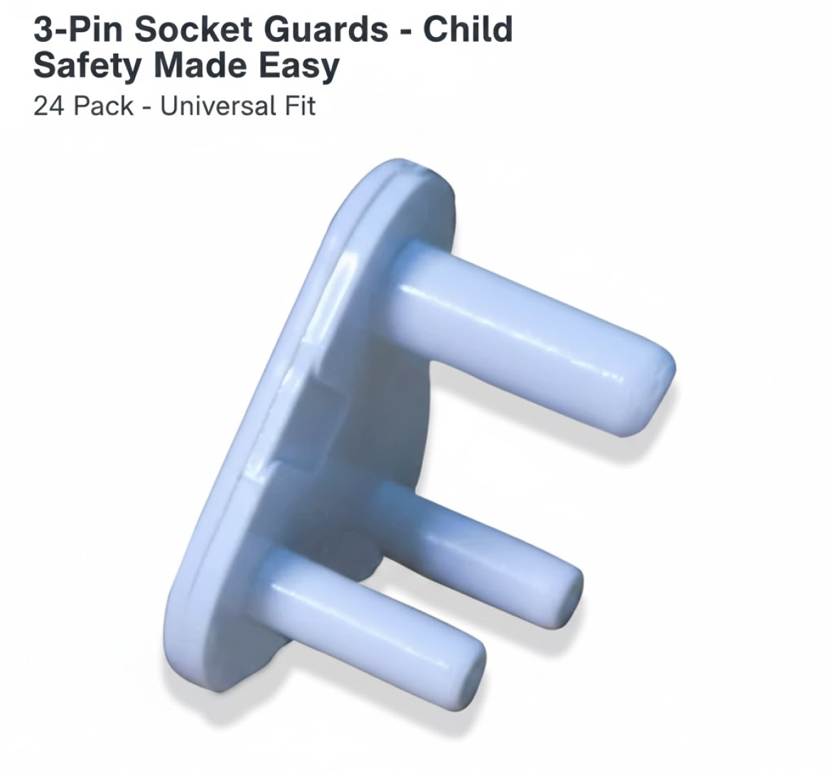 Safety Cover Guards for Electric Socket Plug (Big)