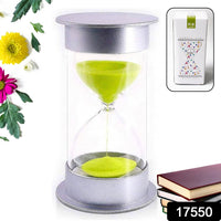 45-Minute Green Sand Timer – Hourglass Time Management Tool (Color: Green)