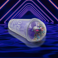LED light sipper bottle with toy, perfect for kids