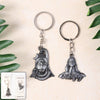 Lord Shiva & Adiyogi Metal Keychain Set (2 Pc Mix Design