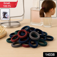 Small Hairbands Bands Hair Rubber Bands (Pack of 100 / Multicolour)