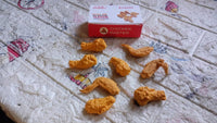 Cute Chicken Wing & Leg Erasers for Kids & Students (8 Pc Set)