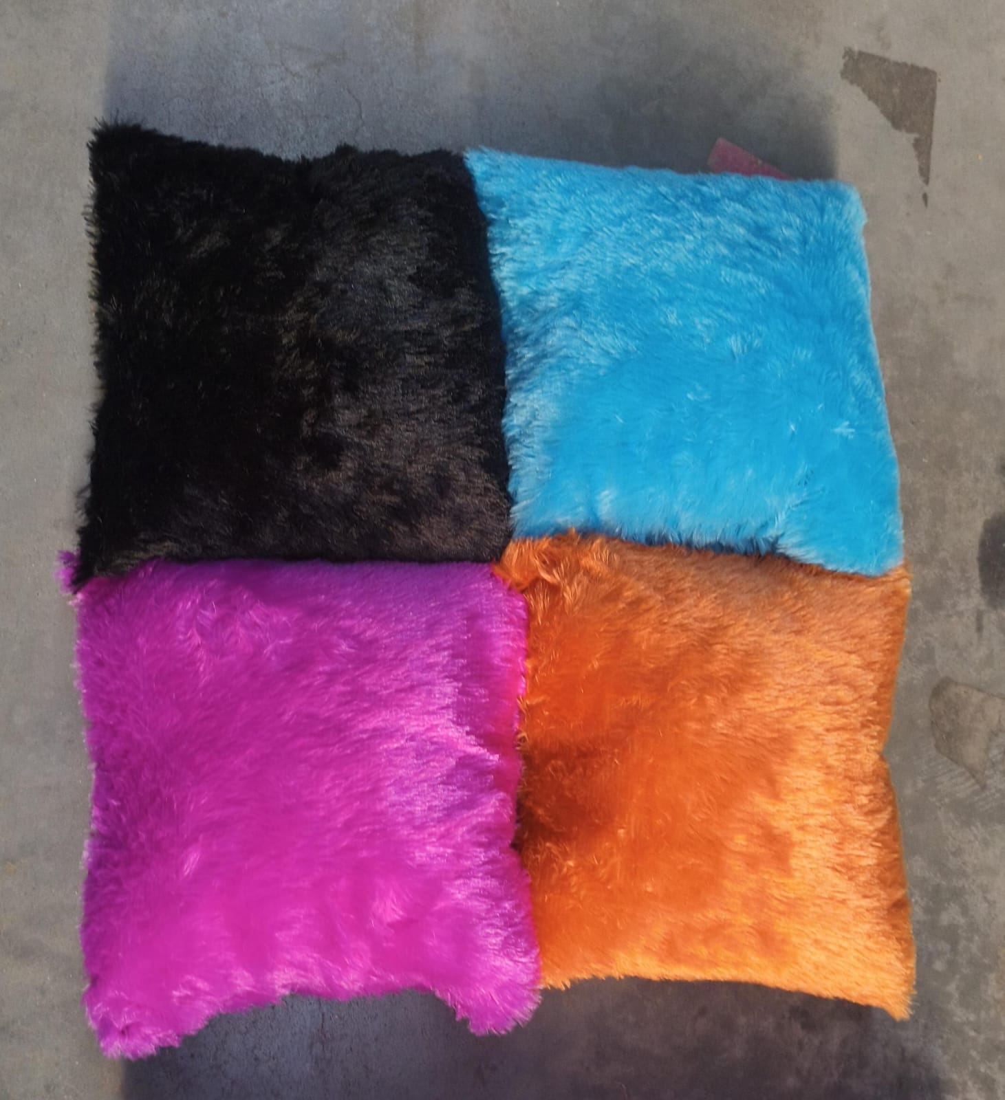 Super Soft Fluffy Cushion Pillow (1 Pc, Mix Color)