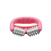 Plastic Massage Roller - 2-Roller Manual Design for Cellulite & Muscle Pain Relief