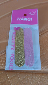 Professional Nail Filer Double Sided For Nail Shaper Nail File (9 cm / 2 Pc Set)