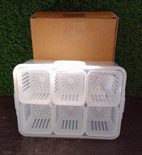 Fridge Storage Box – Freezer Vegetable & Meat Organizer Drawer