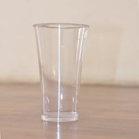 Transparent water glasses set
