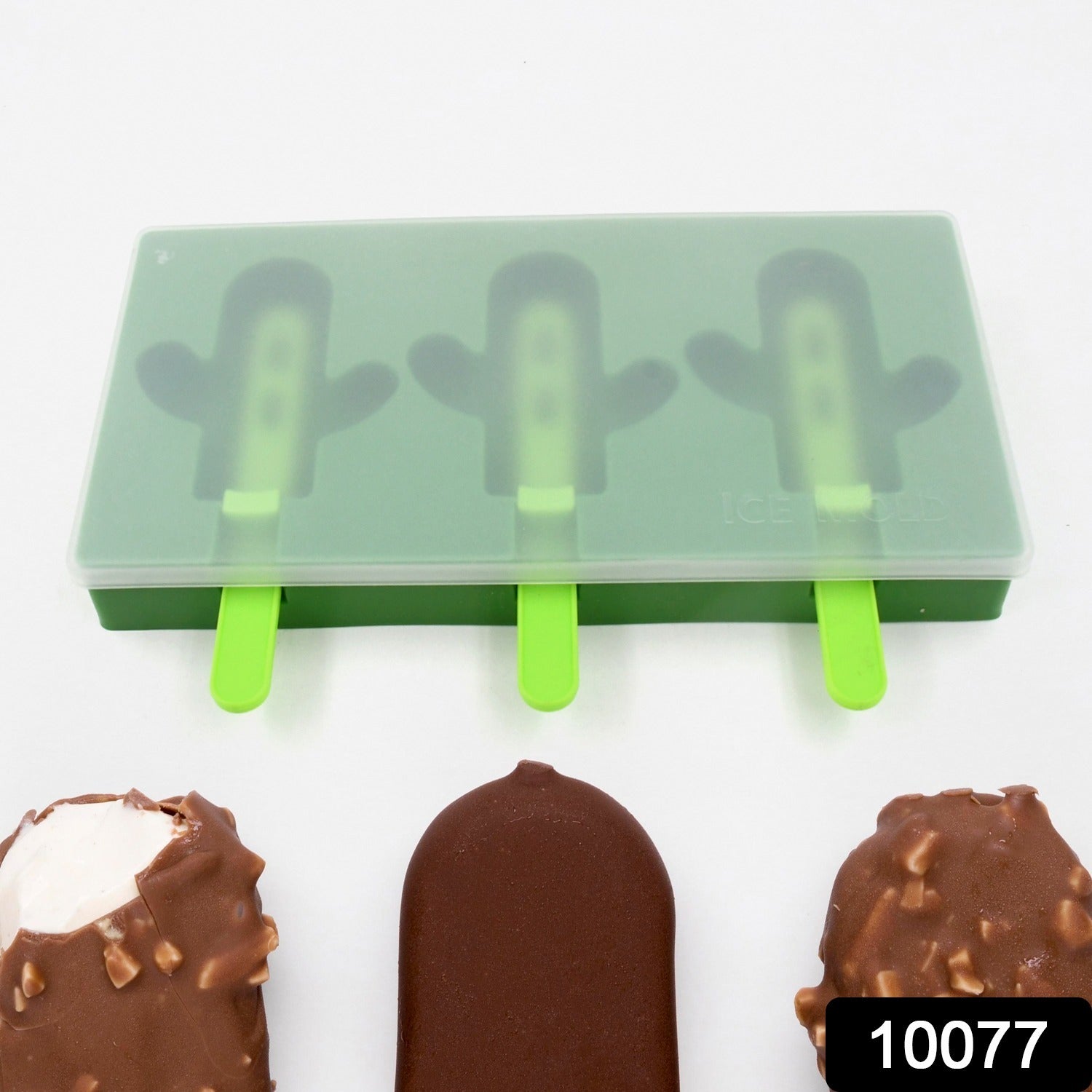 Cactus Shape Ice Cream Mould Homemade Ice Molds for DIY Summer Food Kitchen Tools 1 Pc
