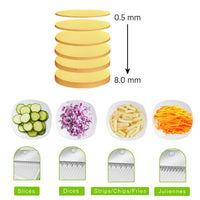 Vegetable chopper with easy hand press operation