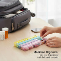 Weekly Pill Case 28-Slot Medicine Organizer