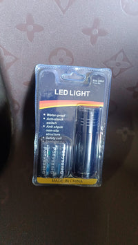 Portable Mini Torch - Super-Bright LED Flashlight with 3AAA Batteries Included