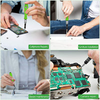 32 in 1 Mini Screwdriver Bits Set with Magnetic Flexible Extension Rod