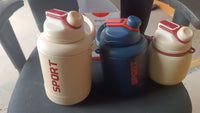 Sports Vacuum Bottle with Shoulder Strap 1 Pc Stylish Mix Design & Size