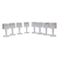 8pc Crystal Mini Lamp Set