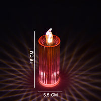 Big Simple Candles Crystal Lights