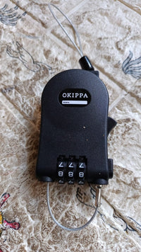 Multifunctional Cable Lock with Number Code Retractable Wire Lock Shell Combination