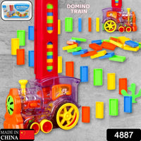 Transparent Funny Train Engine Block Set – 60-Piece Music & Lights