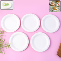 Freshee 6 Inch Round Compostable Bagasse Plate (10 Pcs Pack)