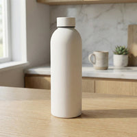 Stainless Steel Double Wall Vacuum-Insulated Drink Water (White / 500 ML Approx)