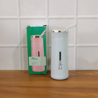 Leak Proof Glass Water Bottle (1 Pc)
