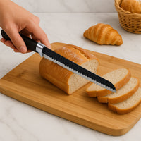 Premium 32 Cm Serrated Bread Knife with Ergonomic Handle, Chhari