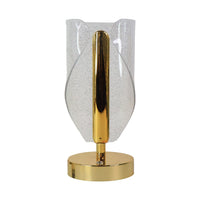 Luxury Crystal Table Lamp with USB Charging (1 Pc)
