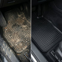 Heavy Duty Anti-Slip Rubber Car Foot Mat Set (4 Pc)