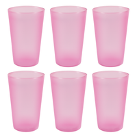 Large Glass Set – for Kitchens & Offices, Perfect for Water & Beverages (6-Piece)