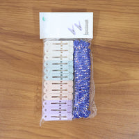 Outdoor drying rope