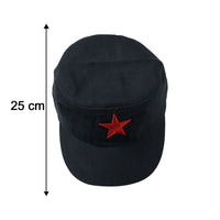 Classic Military Style Red Star Cap (1 Pc)