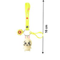 Colorful decorative strap keychain