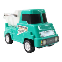 children building truck toy