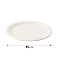 Plastic Round Dinner / Serving Plate – 19 cm (1 Pc)