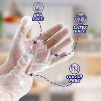 single use plastic gloves