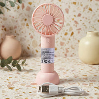 Portable Handheld Fan Rechargeable Mini USB Fan (1 Pc)