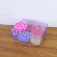 Rose Shaped Wax Candle Set (6 Pc)