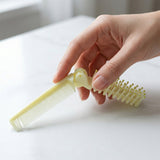 DualBristle 2 In 1 Foldable Hair Comb with Brush | Compact Pocket Hair Organizer (1 Pc)