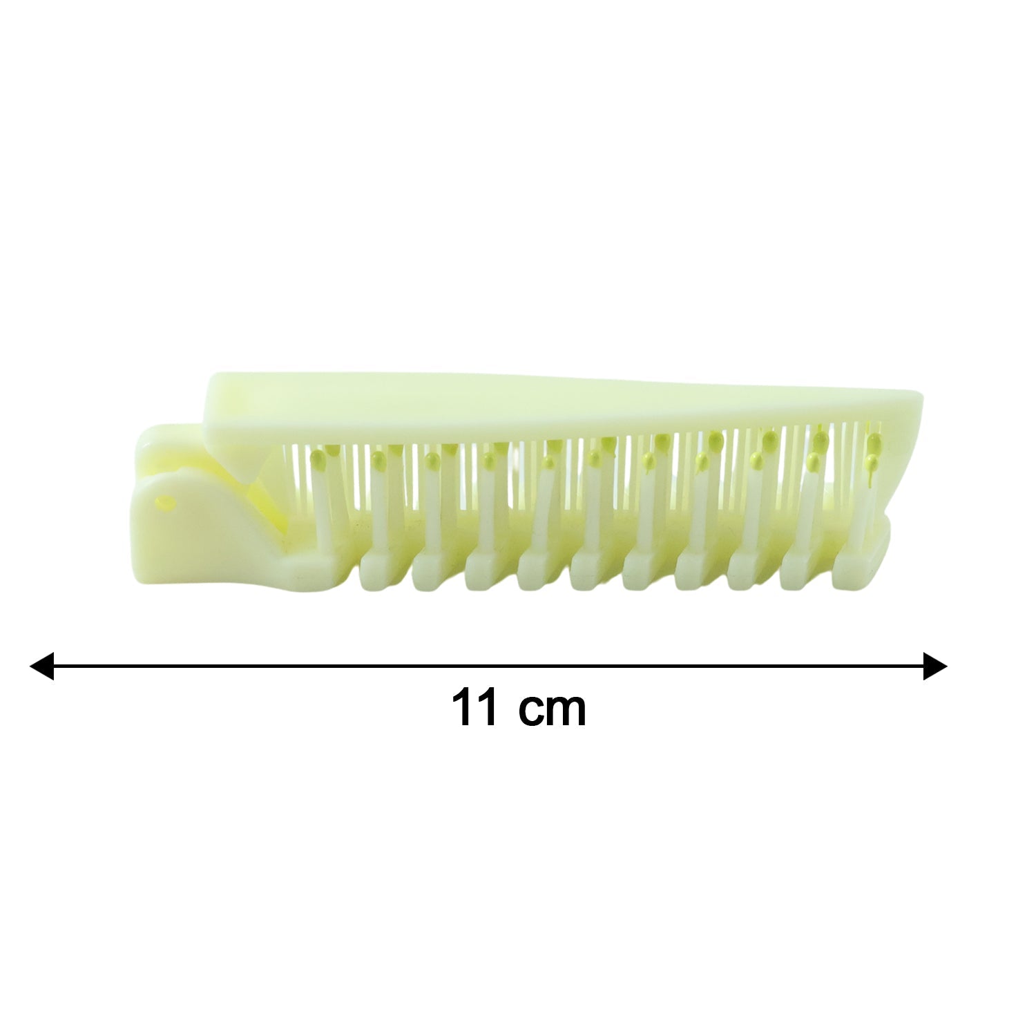 DualBristle 2 In 1 Foldable Hair Comb with Brush | Compact Pocket Hair Organizer (1 Pc)