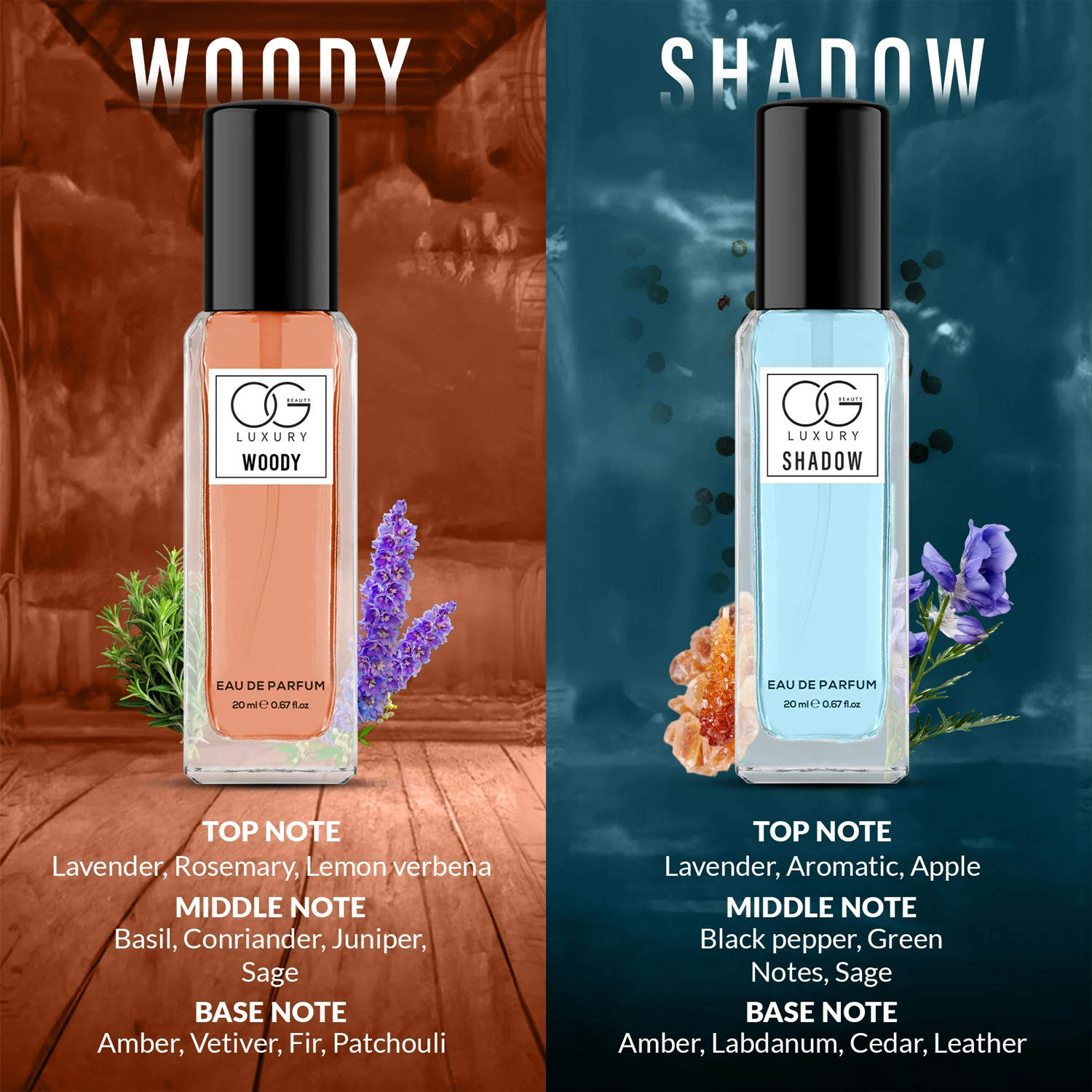 OG Beauty Luxury Perfume Gift - (4 Pc / Set / 20 ML)