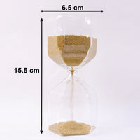 4-Minute approx Sand Timer Hourglass – Decorative Glass Timer (1 Pc)