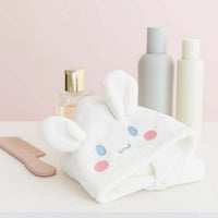 Cute Cartoon Hooded Hair Drying Towel Cap (1 Pc)