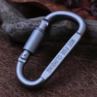 IronClaw Premium Heavy-Duty Metal Carabiner Hook with Screw Lock Safety Gate (1 Pc)