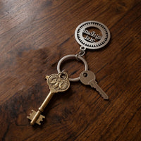  krishna religious metal keychain