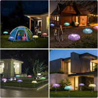 Solar-Powered Fiber Optic Garden Light - (1 Pc)