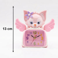 Adorable Angel Cat Car Design Kids Alarm Clock (1 Pc)