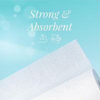 Freshee Super-Absorbent Kitchen Roll 4-in-1 Paper (4 Rolls × 60 Sheets = 240 Sheets)