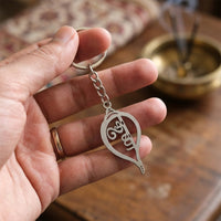 spiritual krishna shankh keychain