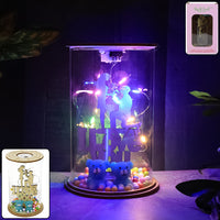 Romantic Couple Figurine with LED Light Showpiece 