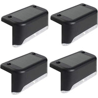 4-Piece Solar Waterproof Garden, Stair & Railing Lights