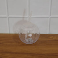 LED Glow Drink Cup with Straw (1 Pc)